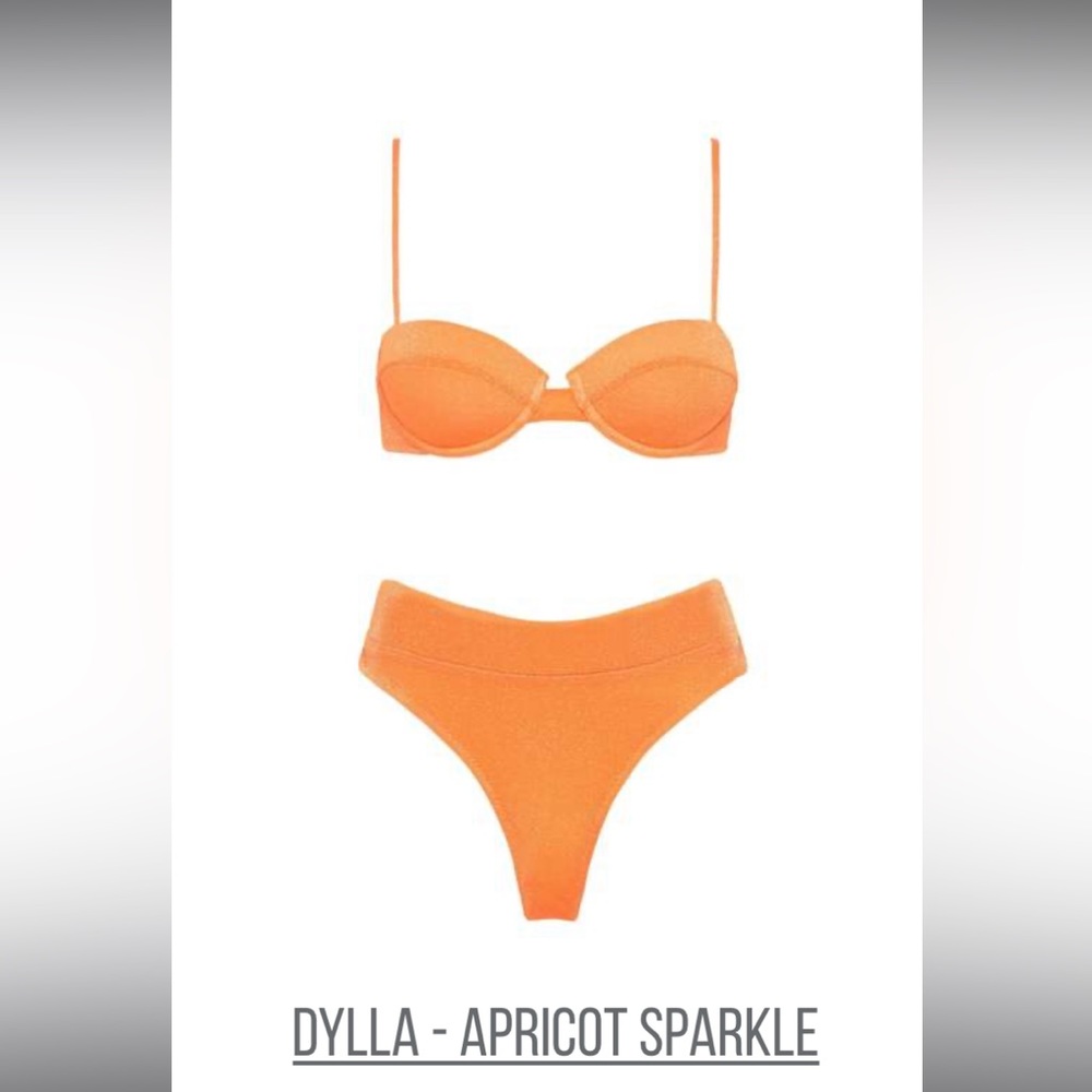 Triangl apricot sparkle bikini